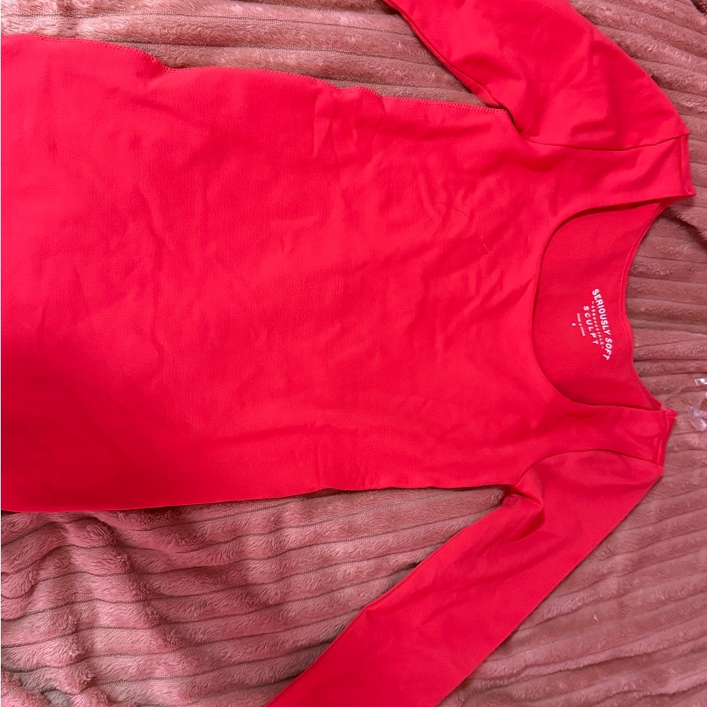 Aeropostale Seriously Soft Red Top